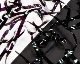 Perdigon Strips, 1 mm, Black Peacock Pearl / 96